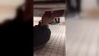 Amateur Pair Fucks in Bathroom Ending With Cumshot