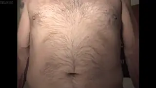 Hairy Amateur Strokes His Big Cock Outdoors