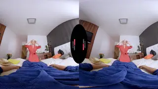 Blonde European Stunner Rides You in Immersive VR Doggystyle