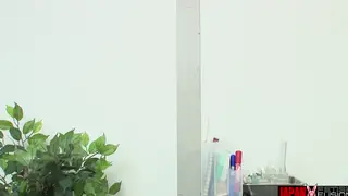Asian Lesbians Share Intimate Office Desk Encounter