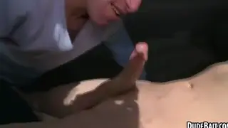 Muscular Hunk Takes a Blindfolded Straight Guy Deep