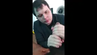 Twink Deepthroats BBC and Takes Facial in Interracial Gangbang