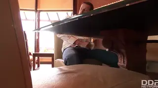 Petite European Teen Takes First Anal from Massive Cock