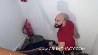 Latino Top Fucks Bareback While Wearing Grey Socks