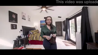 Latina Stepmom Teases Stepson With Handjob While Husband Watches