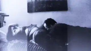 Voluptuous BBW Wife Entertains in Living Room