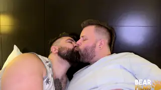 Bearded Bear Takes His Partner Bareback