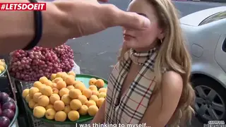 Curvy Latina Takes a Stranger Deep in Her Throat