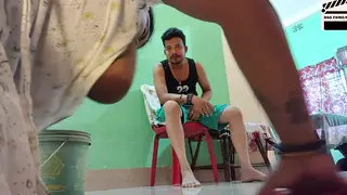 Indian Wife Rides Lover to Anal Climax