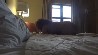 Voluptuous Ebony BBW Explores Her Bathroom
