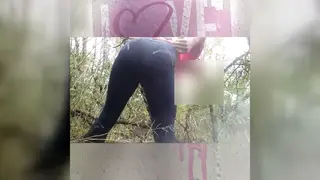 Muscular Teen Shows Off Physique Outdoors