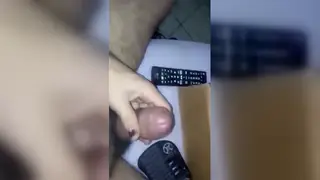 Latino Amateur Enjoys a Private Moment