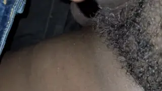 Ebony Twink Strokes Uncut Cock to Explosive Finish