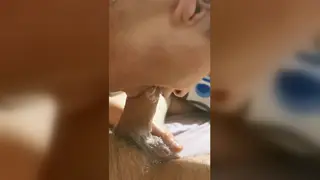 Milf Delivers Sloppy Deepthroat and Swallows