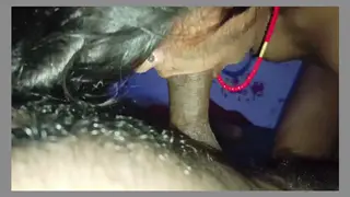 Indian Wife Takes Her Husband Deep in Rough Oral Session