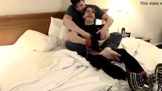 Latino Sub Endures Bondage and Deep Fisting Session