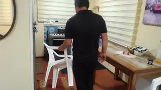 Indian BBW Dominates Kitchen With Handjob and Pussy Licking