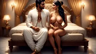 Curvy Indian Girlfriend Deepthroats Before Hard Doggystyle