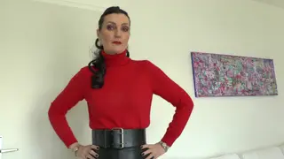 European MILF Boss Commands JOI at Desk