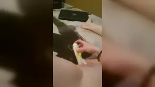 Curvy Euro BBW Rides Toy to Shaking Solo Climax