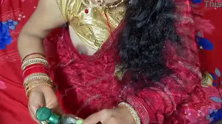 Indian Newlyweds Explore Anal and Oral in Bedroom