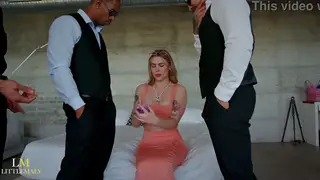 European Babe Endures a BBC Gangbang with Pissing and Creampies