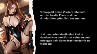 European Femdom Commands Anal JOI in POV Session