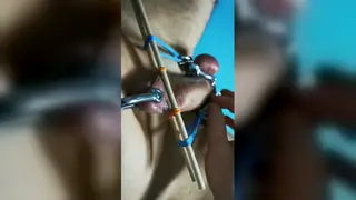 Pierced Sub Endures CBT Under Dom's Control