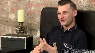Muscular Teen Jock Jerks Big Cock to Explosive Cumshot