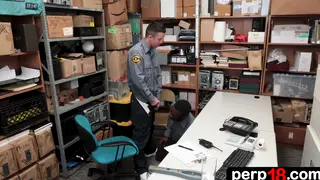Police Officer Takes a Twink on the Desk