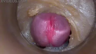 Amateur Uses Oil and Deep Throat for POV Creampie