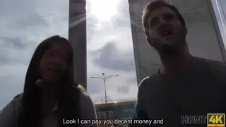 Petite European Caught in Cuckold Pickup Scheme