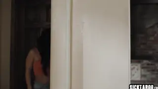 Petite Ebony Teen Takes Thick Cock Deep in Ass