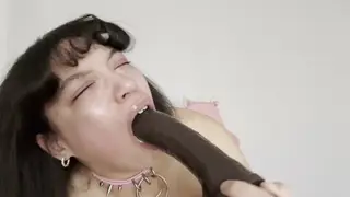 Petite Student Squirts on BBC After Deepthroat Practice