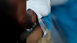 Slim Indian Guy Worships Thick Cock In Lungi