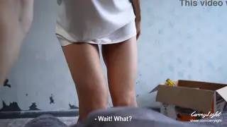 Stepmom Catches Stepson and Turns the Moment into a Creampie Ride