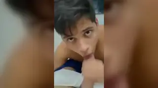 Muscular Asian Couple Shares Passionate Oral Pleasure