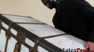 Busty Cosplay Babe Takes Facial After Box Roleplay