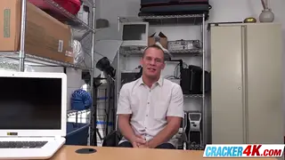 Muscular White Stud Takes a Thick Black Cock Deep