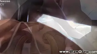 Ebony Studs Bareback and Creampie in Interracial Hookup
