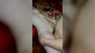 Mature Woman Takes Condom-Free Cumshot on Her Back
