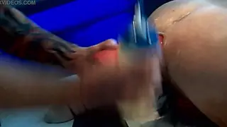 Hairy Bear Takes a Deep Fist and Gapes Wide
