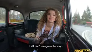Petite European Teen Earns Ride with Titjob in Taxi