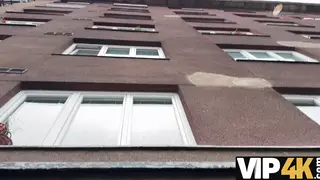 European Brunette Teen Fucks Stranger in POV Reality