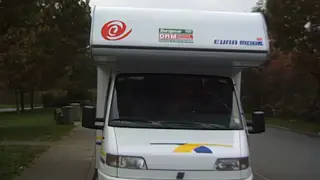 Vintage Teen Threesome Unfolds Inside a Caravan