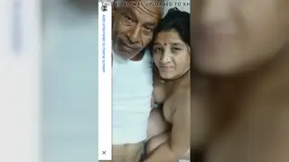 Older Indian Man Enjoys Tender Intimacy