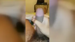 Amateur Stud Strokes to Explosive Cumshot