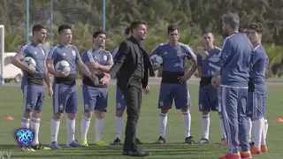 Muscular Jocks Show Off Bulges on the Pitch