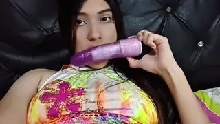Curvy Latina Teases With Toy Before Outdoor Ride
