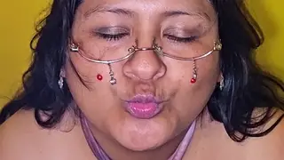 Voluptuous BBW Swallows Every Drop After Deep Blowjob